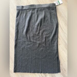 Michael Kors Charcoal Pencil Skirt